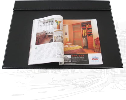 KINGFOM Ultra-Smooth PU Leather Desk Pad & Mat Office Desk Drawing & Writing - Image 7