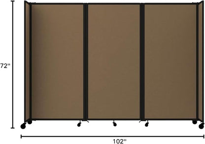 Versare Room Divider 360 Portable Wall Partition | Folding Panels | Large - Image 8