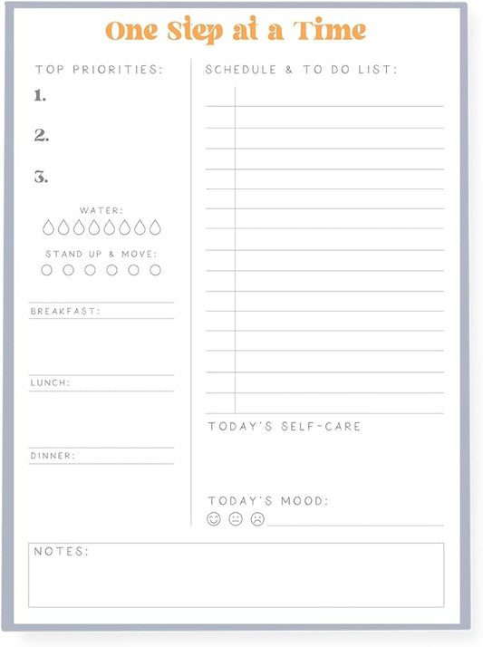Graphique Self Care To-Do List Notepad | 150 Tear-Away Sheets | Task Planner | by GraphiquedeFrance