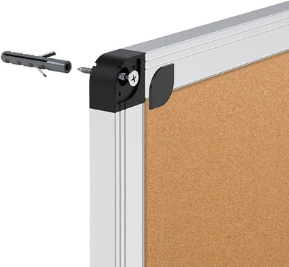VIZ-PRO Cork Notice Board, 48 X 24 Inches - Image 4