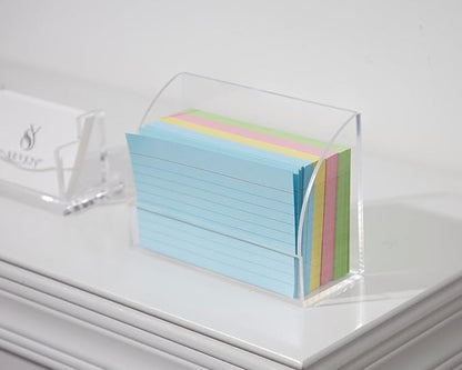SEVENY 1 PACK 3x5 Acrylic Index Card Holder Business Card Display Stand - Image 5