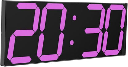 LED Large Digital Wall Clock, Oversize Wall Clock by CHKOSDA