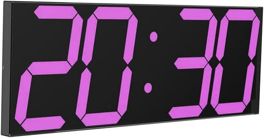 LED Large Digital Wall Clock, Oversize Wall Clock by CHKOSDA