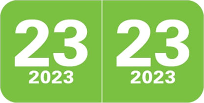 2023 Year Stickers, Doctor Stuff 2023 Chart Stickers, Light Green Colored by DoctorStuff