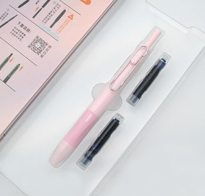 xixixiaozhu OASO K018 Sealed Retractable Fountain Pen Set 0.5mm - Image 6