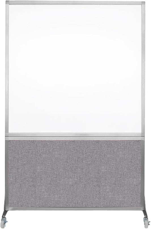 DivideWrite Mobile Whiteboard | Double Sided Dry Erase Board | Portable Office by VERSARE