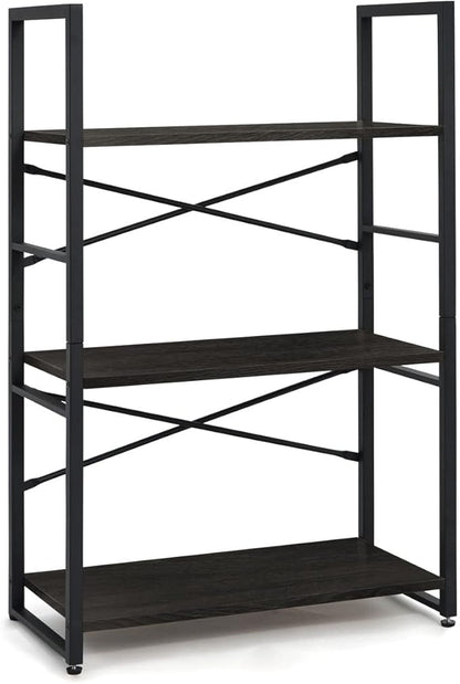 CAPHAUS 3 Tier Small Bookshelf, 24 Inch Width Free Standing Shelf, Bookcase - Image 9