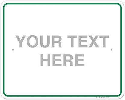 Custom Sign, Personalized Metal Signs, Customize by SigoSigns