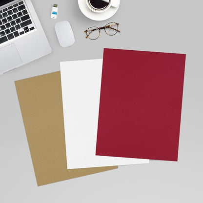 LUXPaper 8.5" x 11" Paper | Letter Size | Garnet Red | 80lb. Text | 250 Qty - Image 6