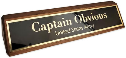 Custom Desk Wedge Name Plate - Image 5