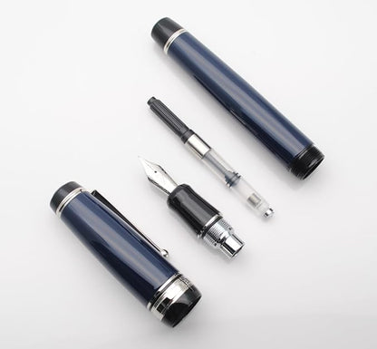 xixixiaozhu Metal Big Fountain Pen Set Medium Nib 0.7mm, Includes Ink Refill - Image 4