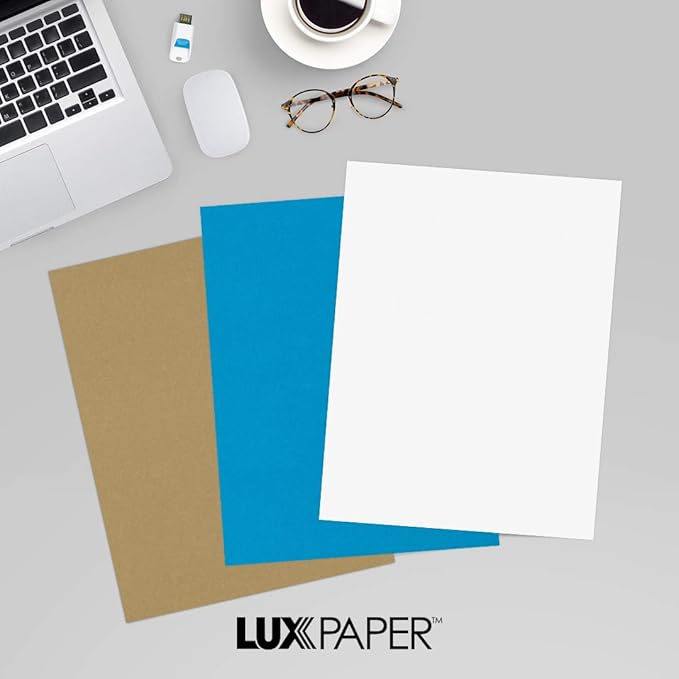 LUXPaper 8.5" x 11" Classic Crest Paper | Letter Size | Brilliant White | 70lb. - Image 9