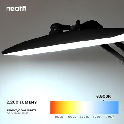 Neatfi XL 2, 200 Lumens LED Task Lamp, 4 Level Brightness, Desk Light - Image 4