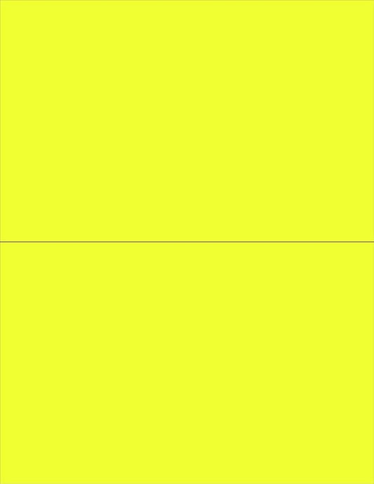 NextDayLabels - 8-1/2 x 11 Neon Color High Light Fluorescent Labels by NextDayLabels