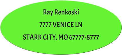 Made in USA Custom Return Address Stickers Labels Customized Mailing Label by HOOKAH+SUN