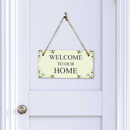 Signs ByLITA Magnolia White Personalized Hanging Wall or Door Sign | Custom - Image 6