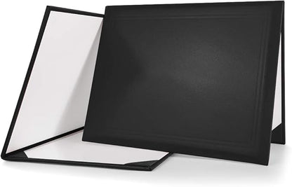 GraduationMall 8.5"x11" Smooth Padded Diploma Cover Certificate Holder Black by GraduationMall%C2%AE