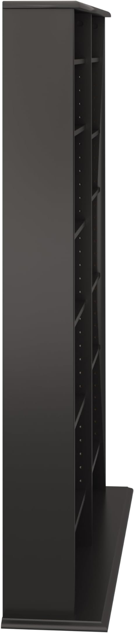 Prepac 2 Column Display Cabinet Media Storage, Double Width Wall - Image 7