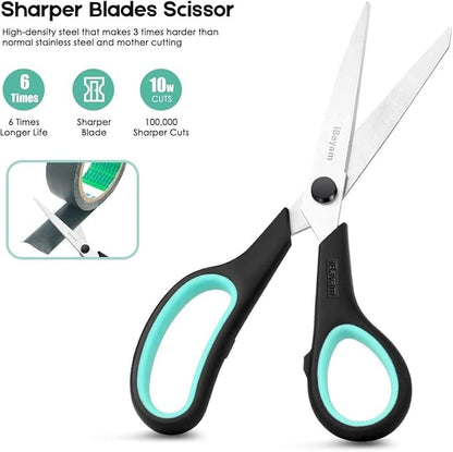 School Office Scissors Bulk, Office Home Sewing Fabric Supplies, - Image 4