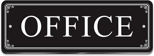 ASAVI “OFFICE” Acrylic Door Sign – Waterproof & Fade-Resistant Office Label by Unknown