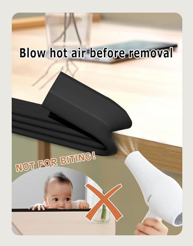 Soft Extra-Wide Edge Protector for Baby, 6.5ft Baby Proofing Edge Guards - Image 6