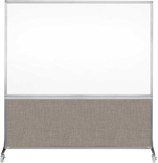 DivideWrite Mobile Whiteboard | Double Sided Dry Erase Board | Portable Office by VERSARE