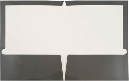 JAM PAPER Laminated Two Pocket Glossy School Folders - Image 2