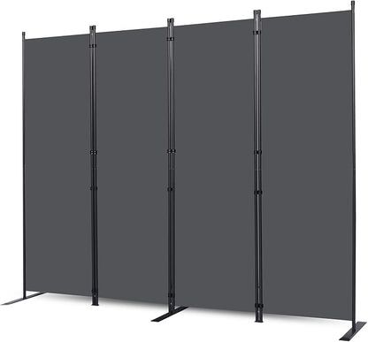 CHOSENM Wall Divider, 4 Panel Room dividers and Folding Privacy Screens by CHOSENM