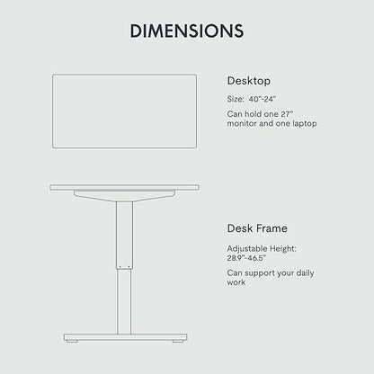FLEXISPOT EN1 One-Piece Standing Desk - Image 5