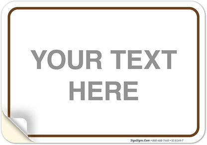 Custom Sign, Personalized Metal Signs, Customize by SigoSigns