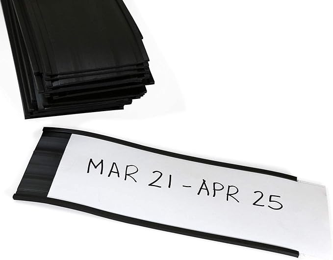 SmartSign Magnetic C Channel Card Label Holders by SmartSign
