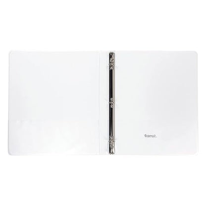 Samsill 0.5 Inch 3 Ring Binder, Made in USA, Economy Round Ring, 100 Sheet - Image 3
