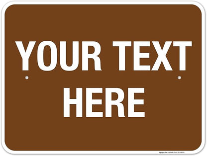 Custom Sign, Personalized Metal Signs, Customize by SigoSigns