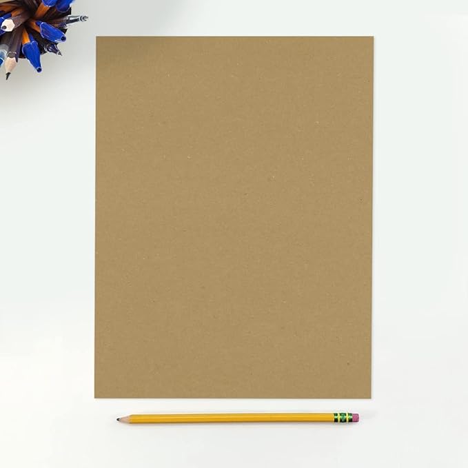 LUXPaper 8.5" x 11" Paper | Letter Size | Grocery Bag Brown | 70lb. Text | 50 - Image 3