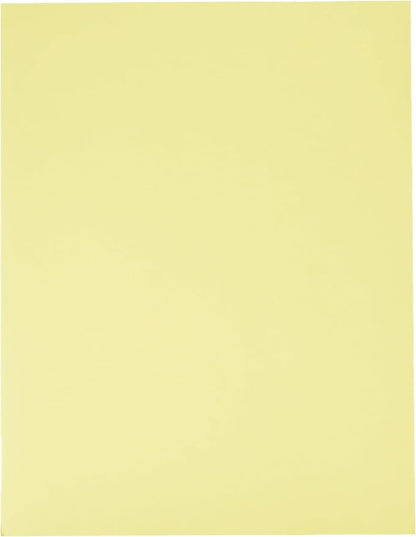 LUXPaper 8.5" x 11" Paper | Letter Size | Pastel Canary Yellow | 60lb. Text | by LUXPaper