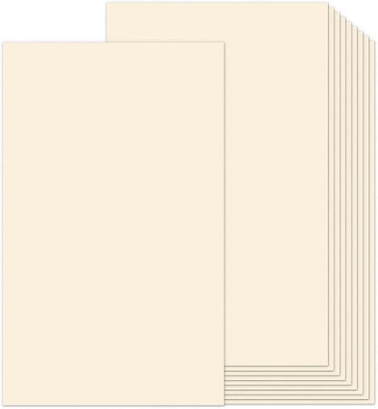 8.5x14 Cream Cardstock, 65lb Legal Size Card Stock 100 Sheets, Goefun by Goefun