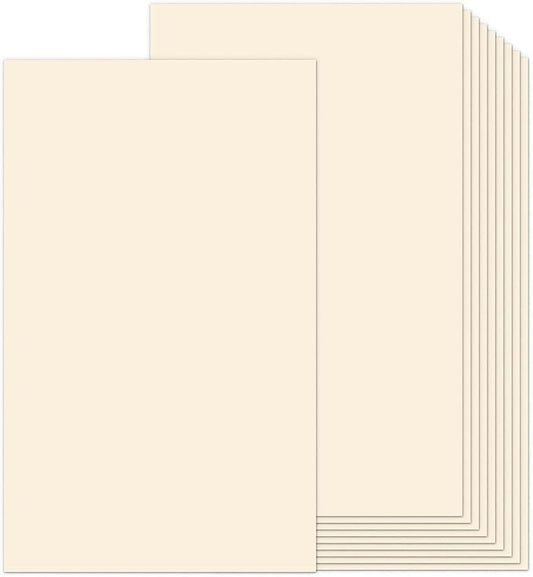 8.5x14 Cream Cardstock, 65lb Legal Size Card Stock 100 Sheets, Goefun by Goefun