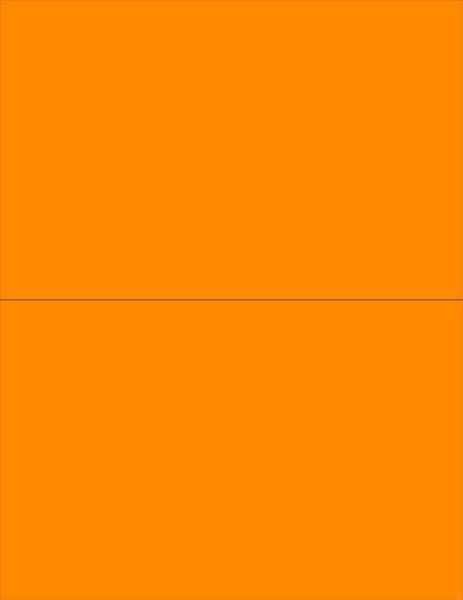 8-1/2 x 11" Neon Color High Light Fluorescent Labels by NextDayLabels