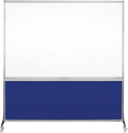 DivideWrite Mobile Whiteboard | Double Sided Dry Erase Board | Portable Office by VERSARE