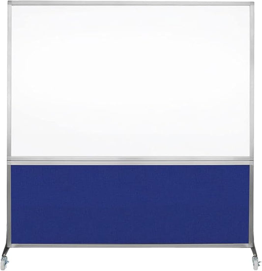 DivideWrite Mobile Whiteboard | Double Sided Dry Erase Board | Portable Office by VERSARE