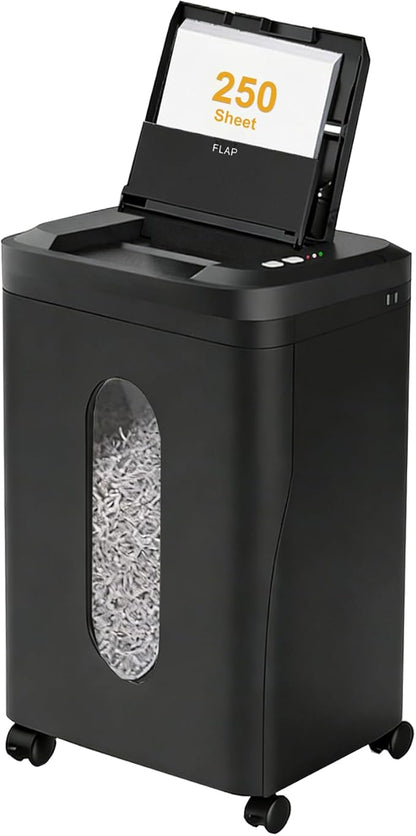 QUIETLEMON 250-Sheet Heavy Duty Paper Shredder Auto Feed, P-5 Security Level by QUIETLEMON