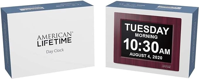 American Lifetime 【New 2023】 Dementia Clock Large Digital Clock - Image 5