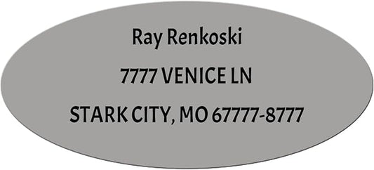 Made in USA Custom Return Address Stickers Labels Customized Mailing Label by HOOKAH+SUN