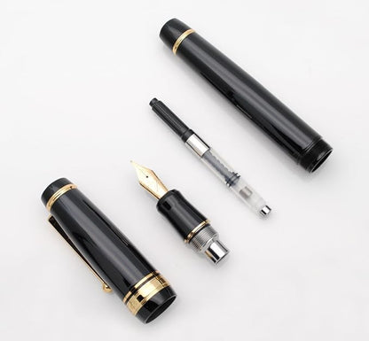 xixixiaozhu Metal Big Fountain Pen, Medium Nib 0.7mm, Includes Ink Converter & - Image 4