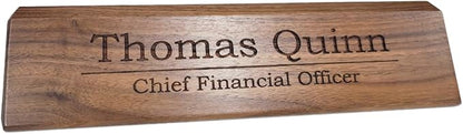 Custom Desk Wedge Name Plate - Image 3