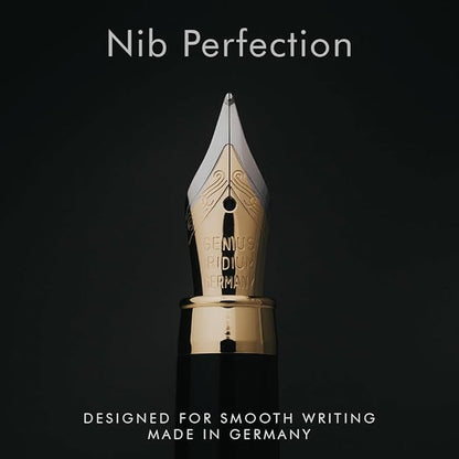Wordsworth & Black Fountain Pen Set, Luxury Bamboo Wood - Image 4