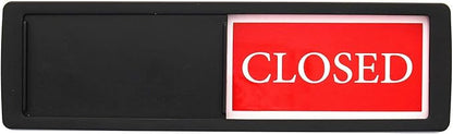 Open Closed Sign for Business Door, Open Signs privacy Slide Door Sign - Image 2