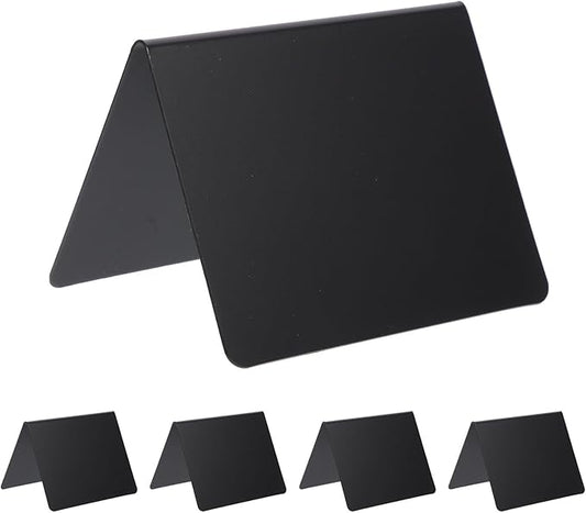 COHEALI 10pcs Mini Acrylic Desktop Message Blackboards Erasable Chalkboard Signs by COHEALI