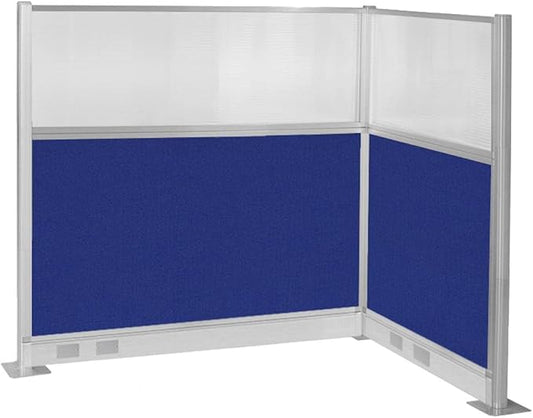 Versare Pre-Configured Hush Panel Electric Cubicle | Workstation Divider Walls by VERSARE