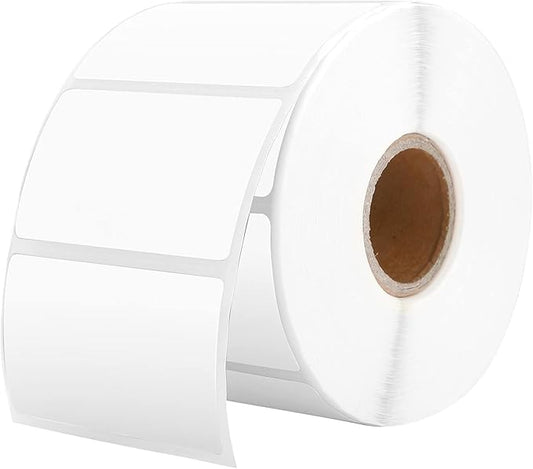 MUNBYN 2.25"x1.25" Thermal Sticker Labels, 1000 Sheets/Roll by MUNBYN
